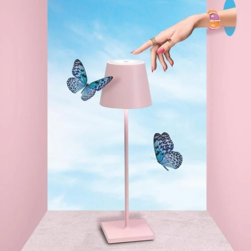 LumiFlex – Lámpara de mesa LED inalámbrica con control táctil – Recargable