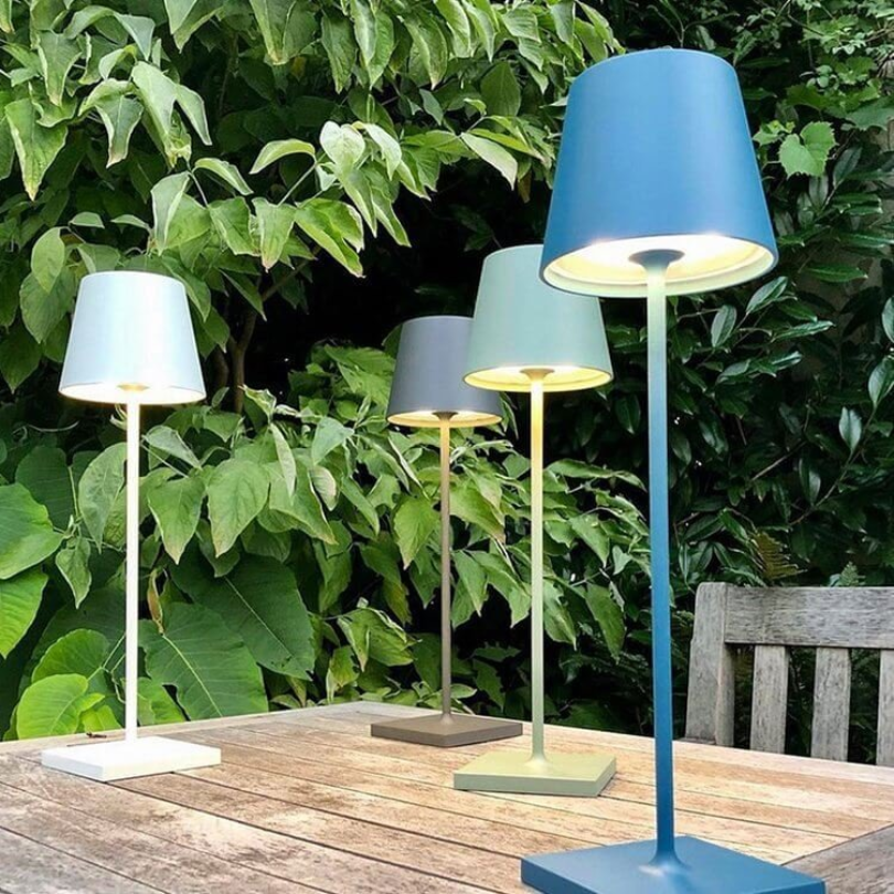 LumiFlex – Lámpara de mesa LED inalámbrica con control táctil – Recargable