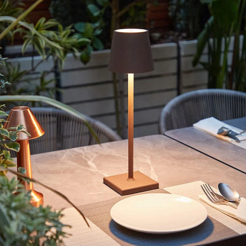 LumiFlex – Lámpara de mesa LED inalámbrica con control táctil – Recargable