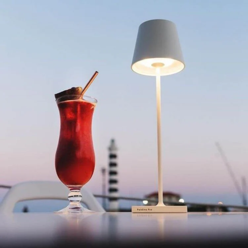 LumiFlex – Lámpara de mesa LED inalámbrica con control táctil – Recargable