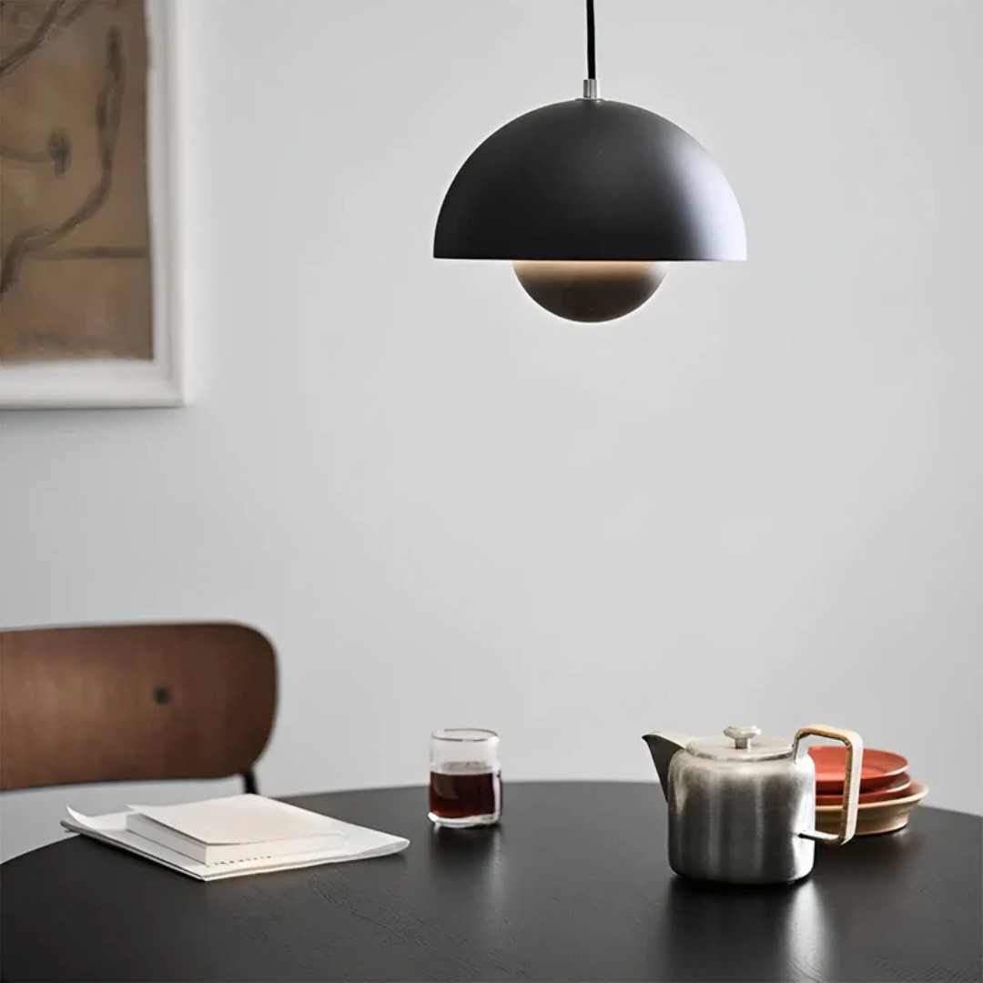 NordicBlossom – Scandinavian LED pendant lamp flower shape – adjustable cord