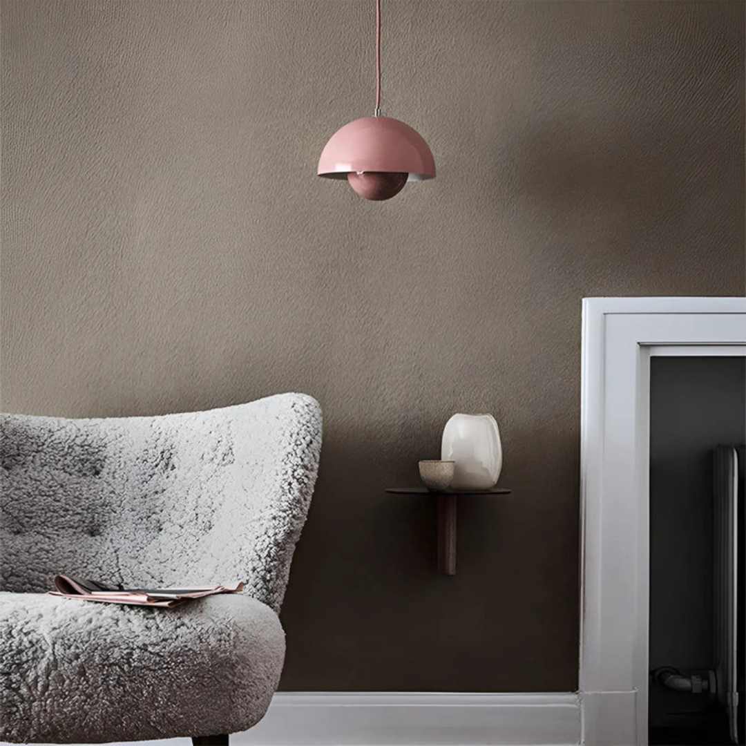 NordicBlossom – Scandinavian LED pendant lamp flower shape – adjustable cord