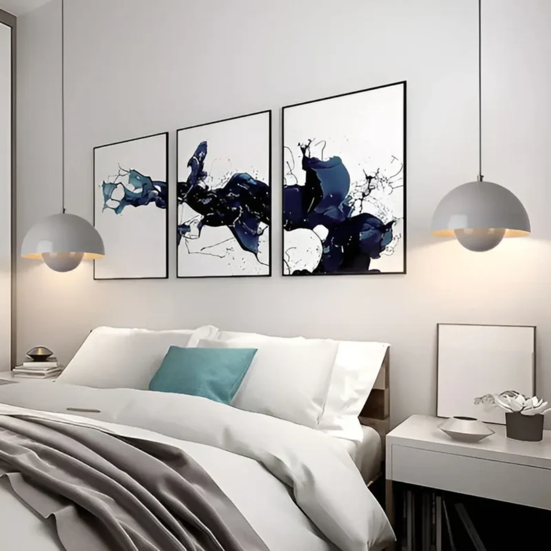 NordicBlossom – Scandinavian LED pendant lamp flower shape – adjustable cord