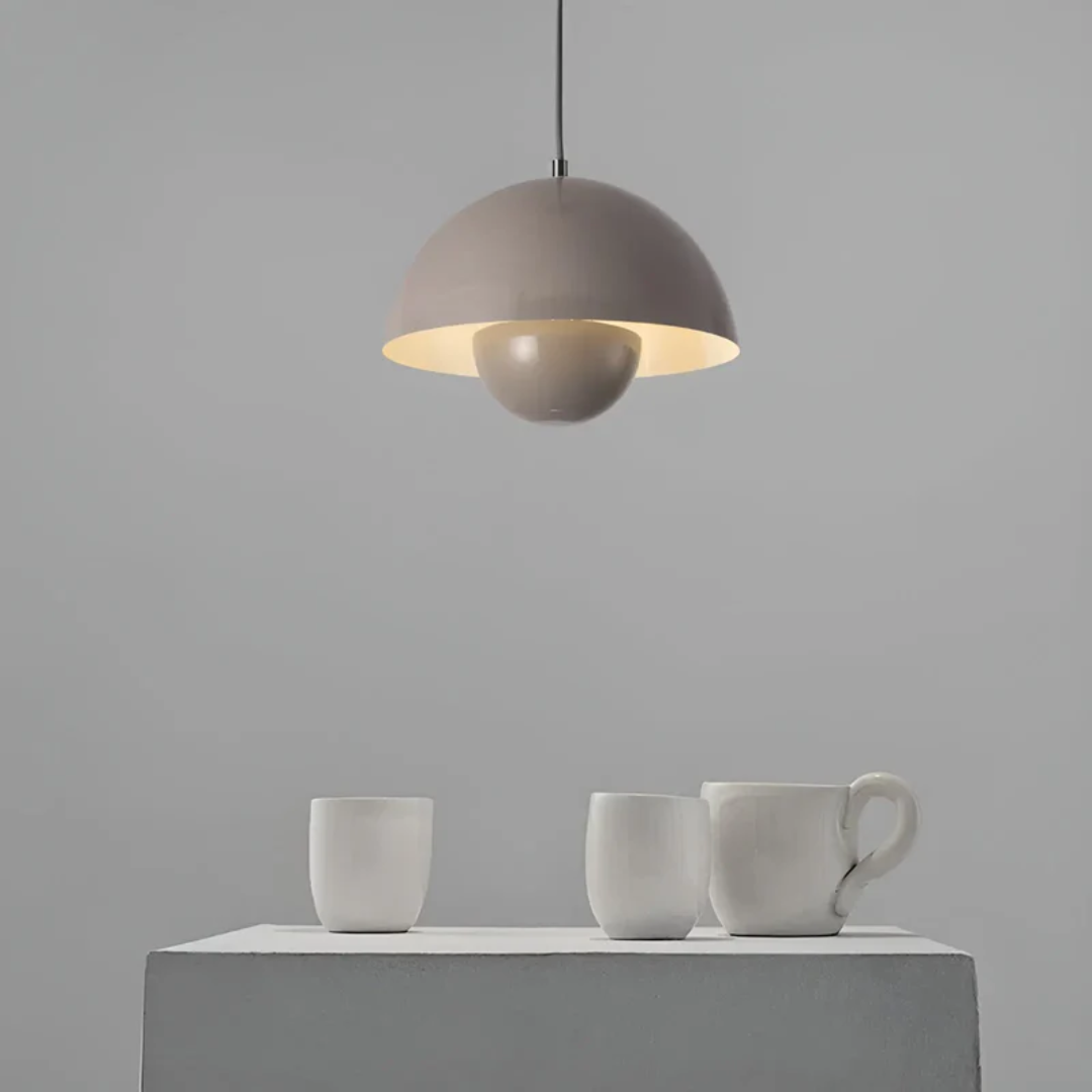 NordicBlossom – Scandinavian LED pendant lamp flower shape – adjustable cord