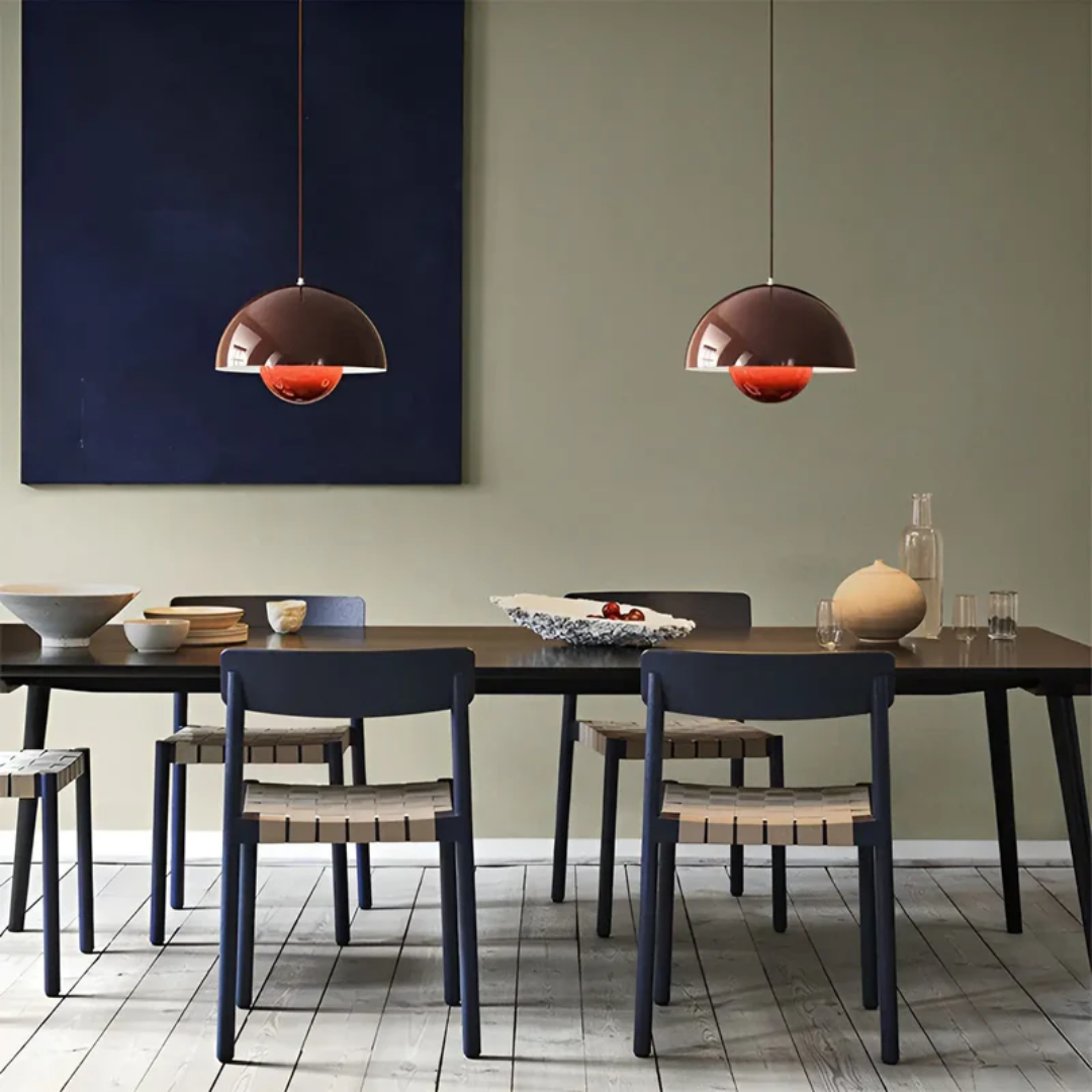 NordicBlossom – Scandinavian LED pendant lamp flower shape – adjustable cord