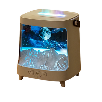 Galaxy Flame Aroma Diffuser with Night Light and Remote Control