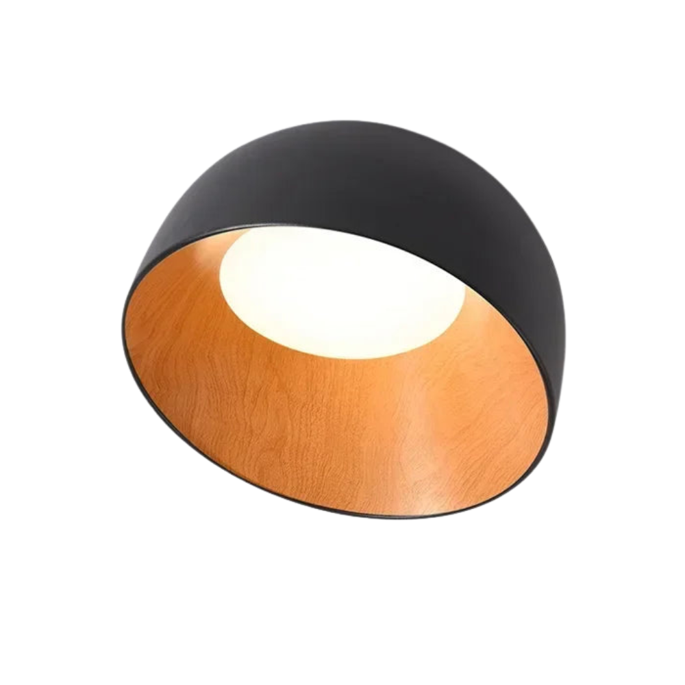 NordWood – Lámpara de techo LED escandinava de madera – Comedores y dormitorios