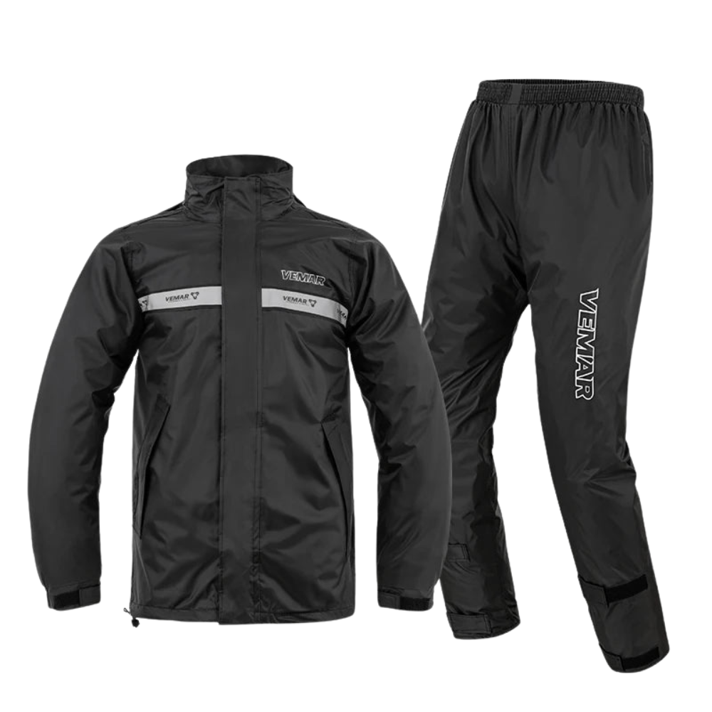 StormRide – Traje de lluvia impermeable unisex para moto con capucha