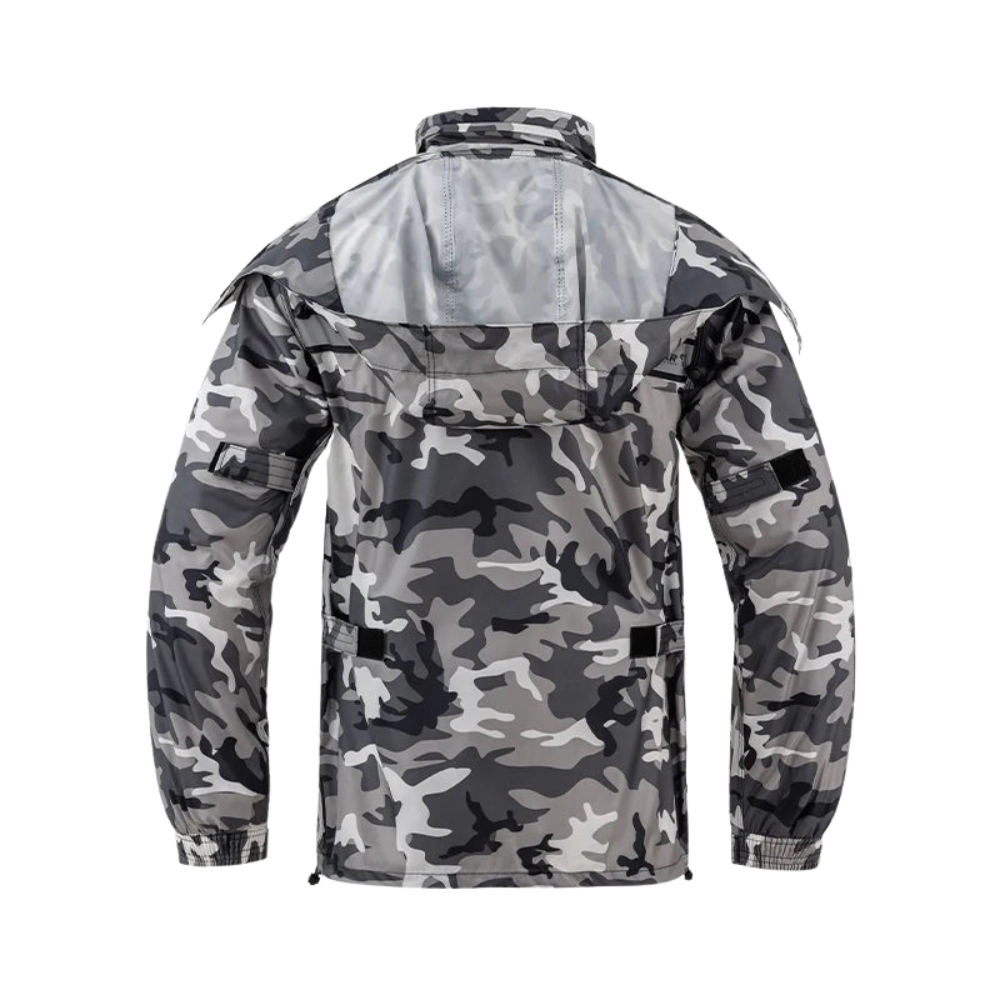 StormRide – Traje de lluvia impermeable unisex para moto con capucha