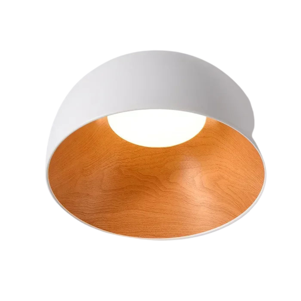 NordWood – Lámpara de techo LED escandinava de madera – Comedores y dormitorios