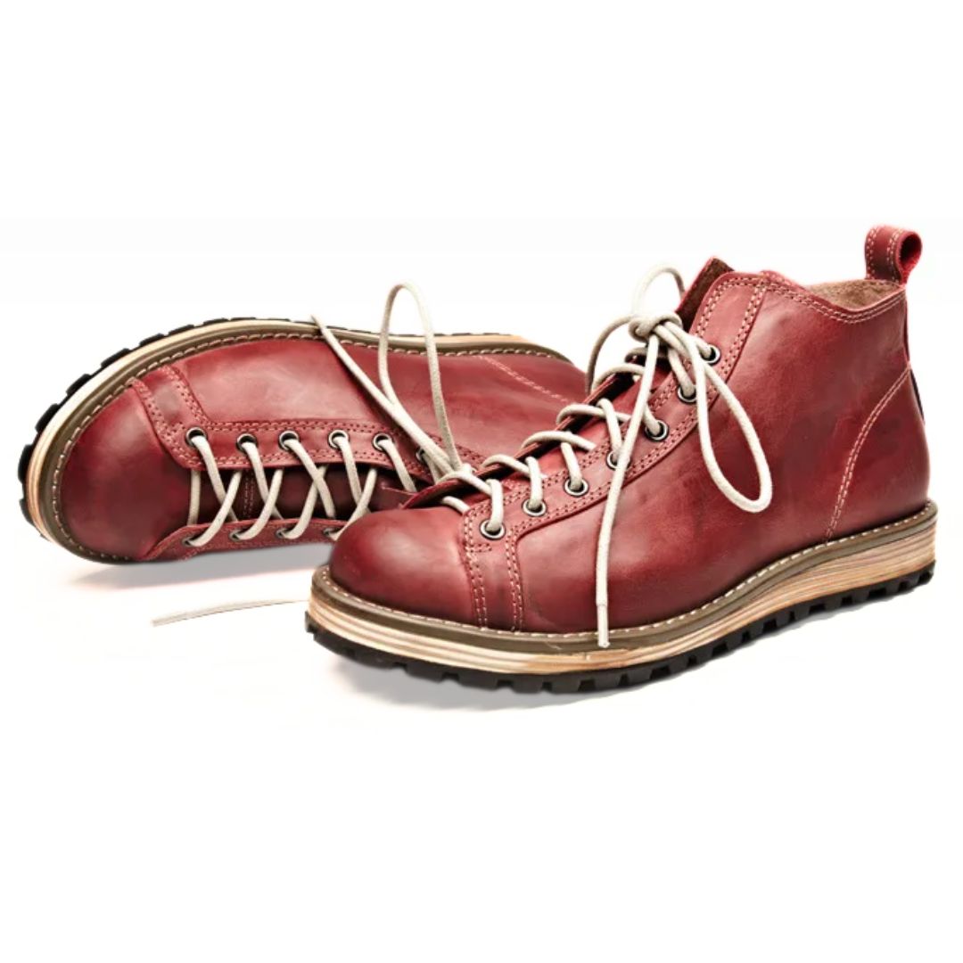 AlpenRider – Haferl Sneakers Leroy – Robuust Leer & Stijlvol Outdoor Design