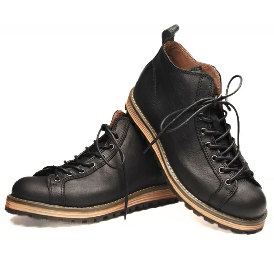 AlpenRider – Haferl Sneakers Leroy – Robuust Leer & Stijlvol Outdoor Design