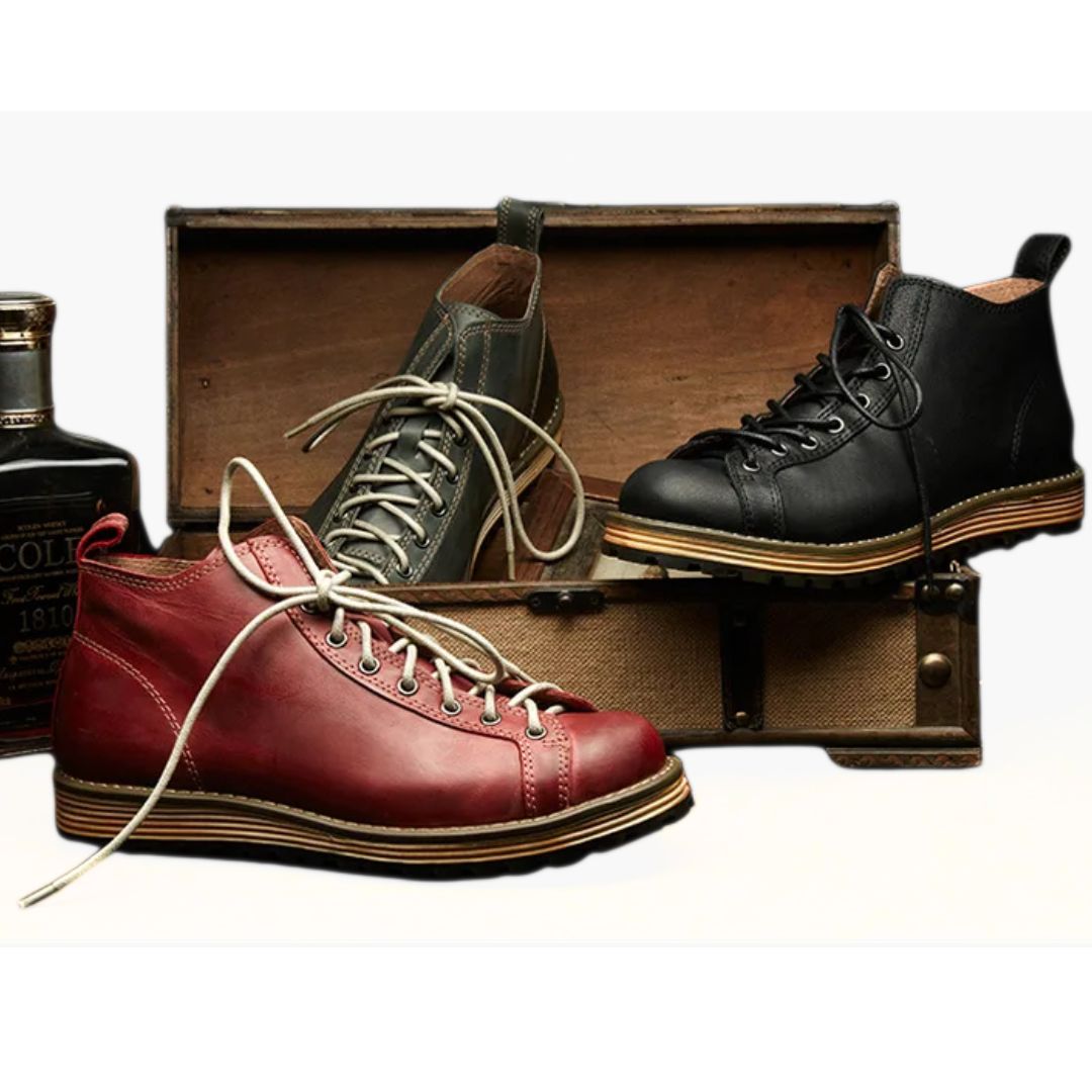 AlpenRider – Haferl Sneakers Leroy – Robuust Leer & Stijlvol Outdoor Design