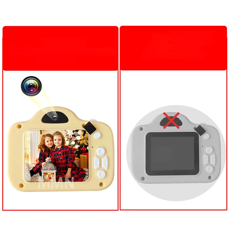 Melzano KidCapture digitale camera voor kinderen 1080p met kleurenscherm