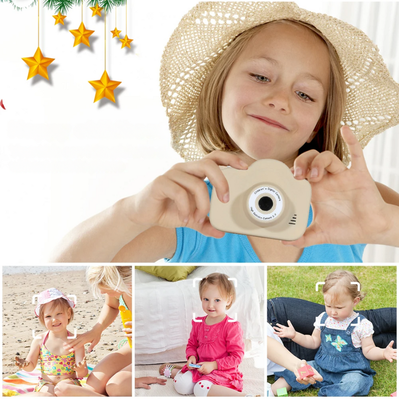 Melzano KidCapture digitale camera voor kinderen 1080p met kleurenscherm