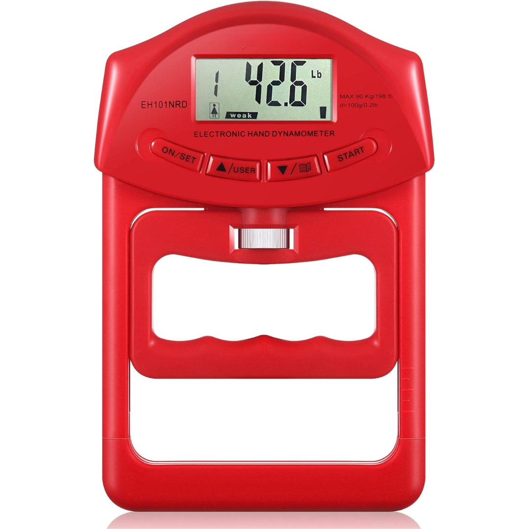 Gripmaster Digitale Handkrachtmeter – Nauwkeurige Meting tot 90 kg