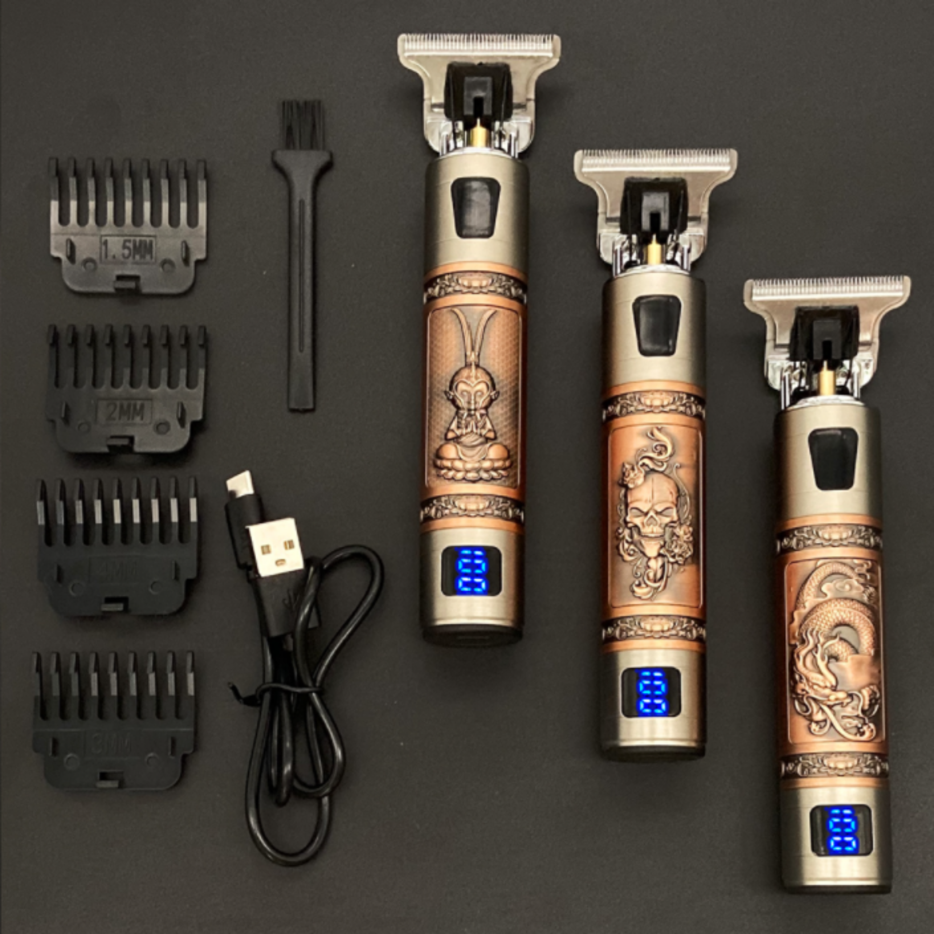Skulltrim Vintage Beard Trimmer – Retro Design & Powerful Precision