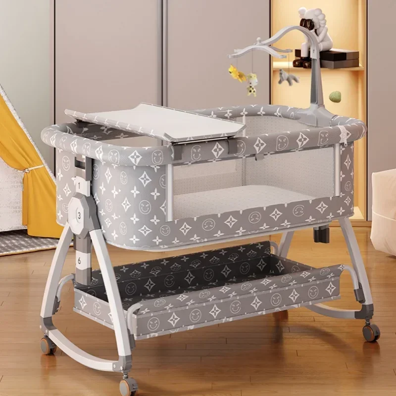 Nuvella Verstelbaar Babybed – Opvouwbaar en Veilig Slaapplekje voor Pasgeborenen