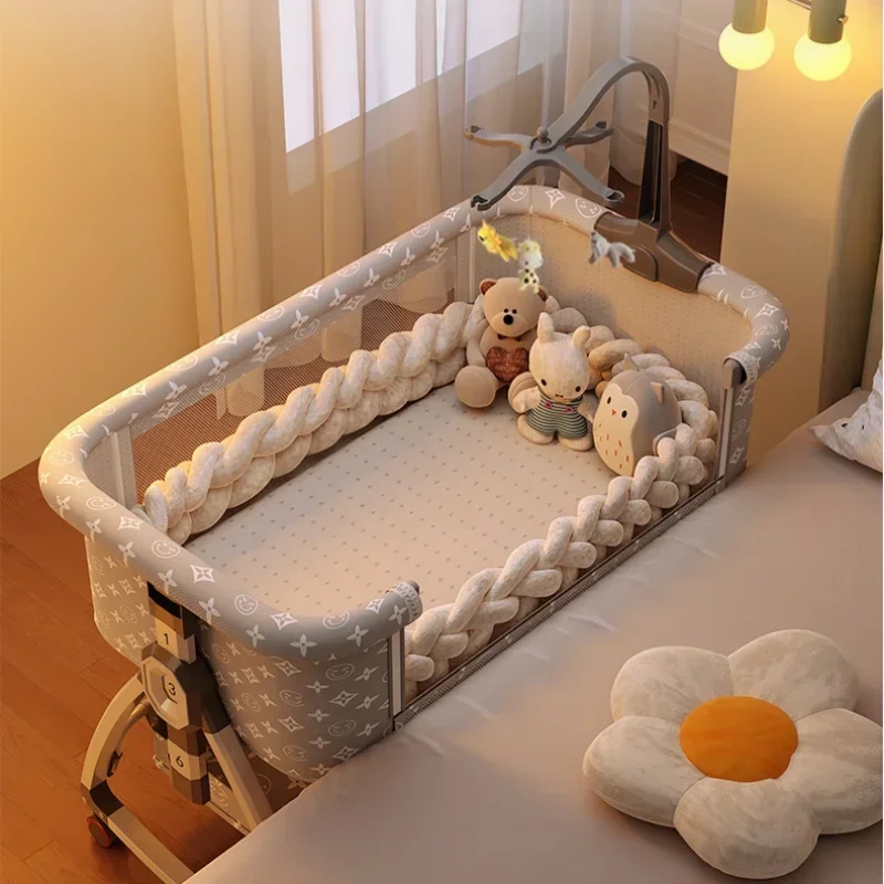 Nuvella Verstelbaar Babybed – Opvouwbaar en Veilig Slaapplekje voor Pasgeborenen