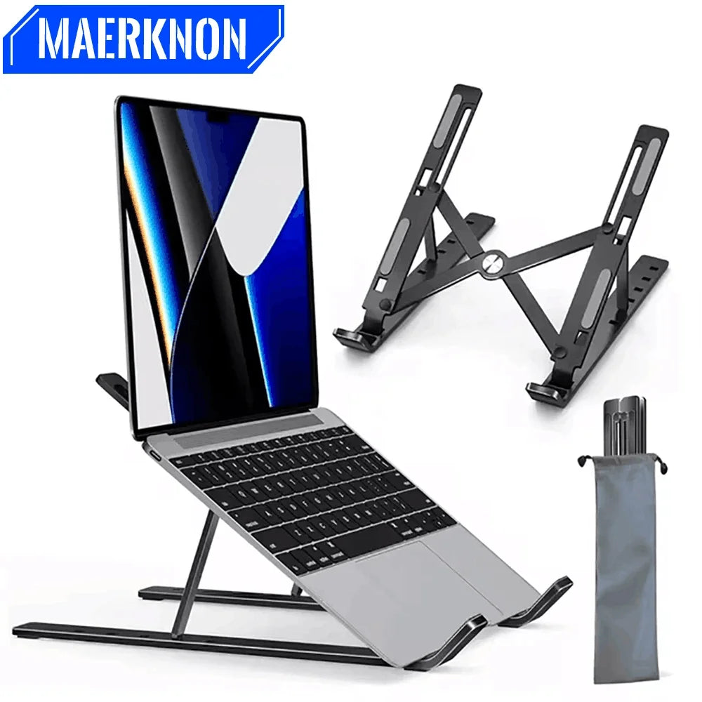 Ergolyft – Laptopstandaard verstelbaar 10-15" – thuis en onderweg
