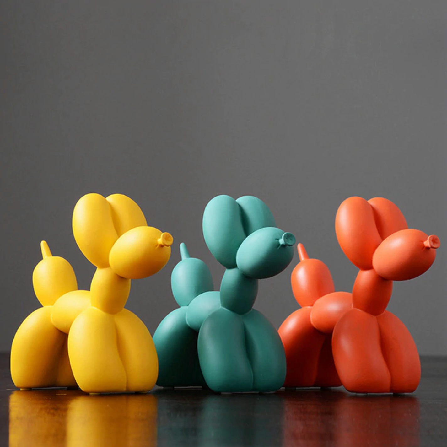 Colorino Design – Balloon Dog Figurine, Polyresin, handmade 20 cm