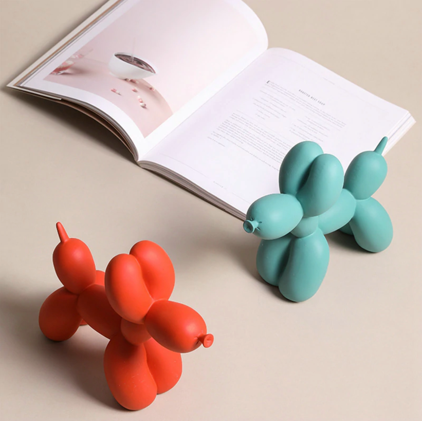 Colorino Design – Balloon Dog Figurine, Polyresin, handmade 20 cm
