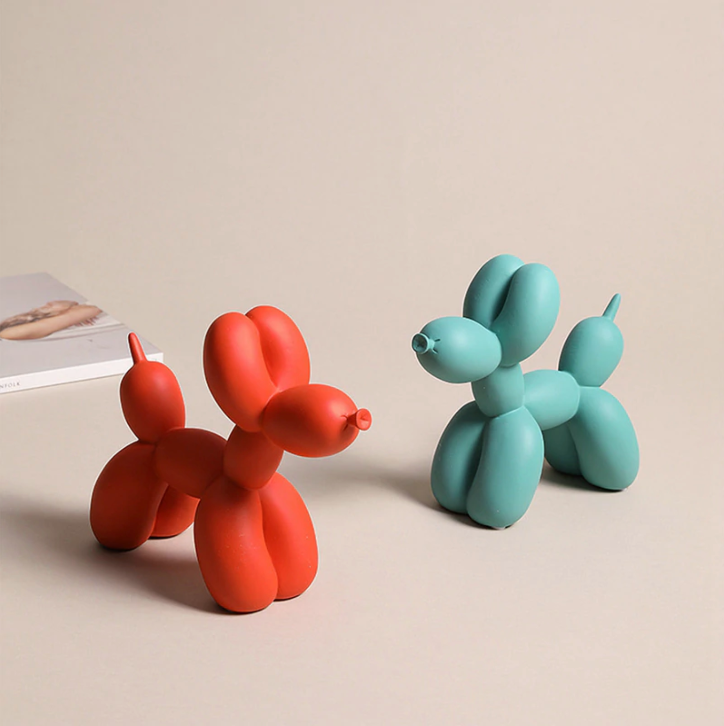 Colorino Design – Balloon Dog Figurine, Polyresin, handmade 20 cm