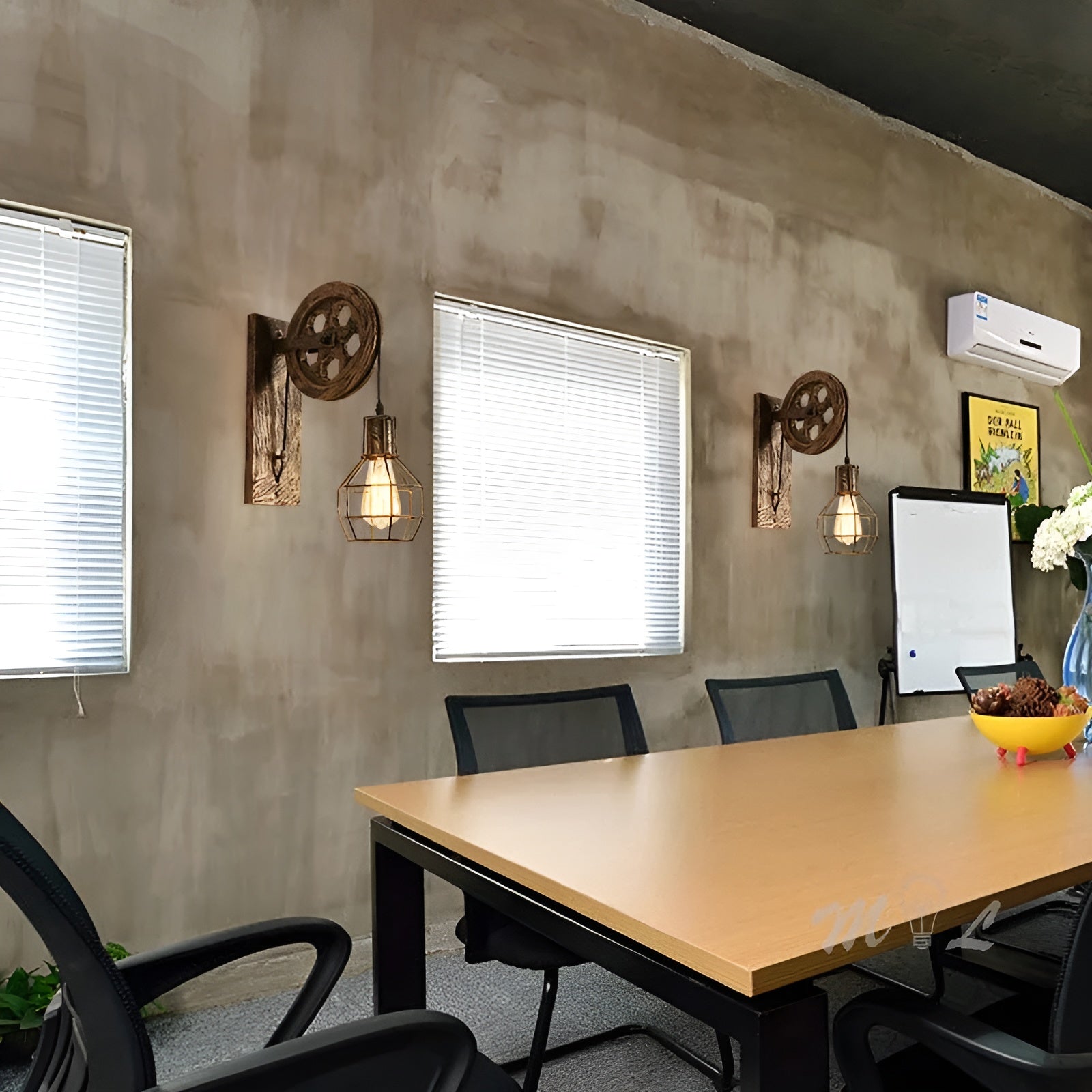 IronGlare – Vintage Industrial LED Wall Lamp – Metal & Glass Lighting