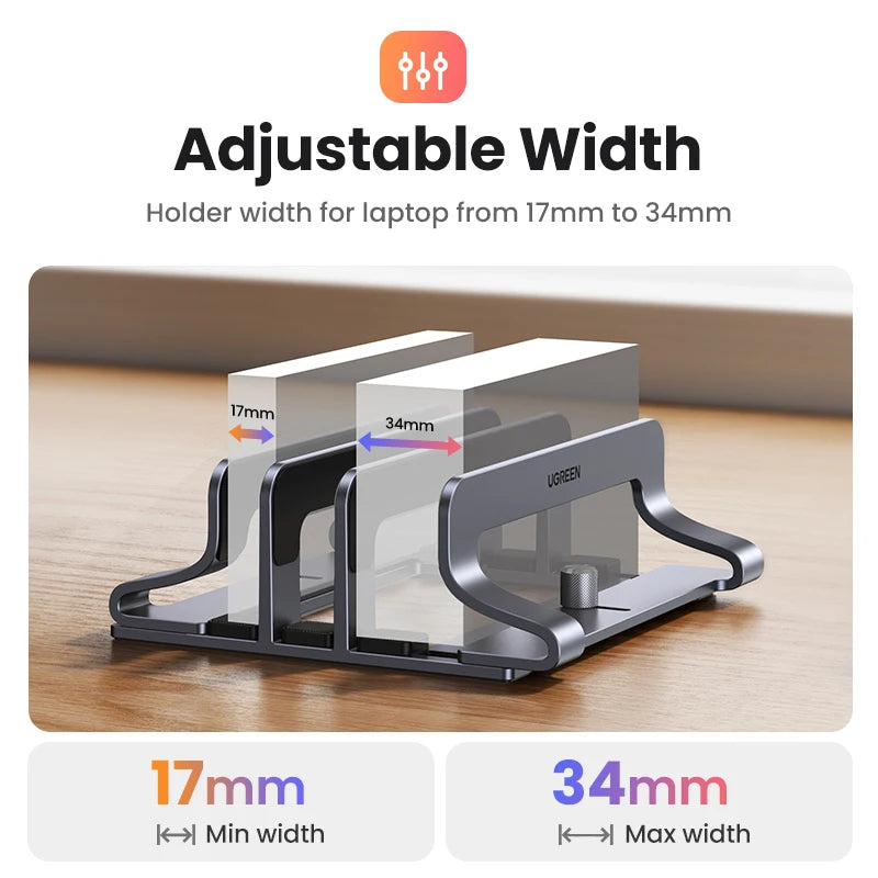 Alumate – Laptopstandaard aluminium vouwbaar – thuis en kantoor