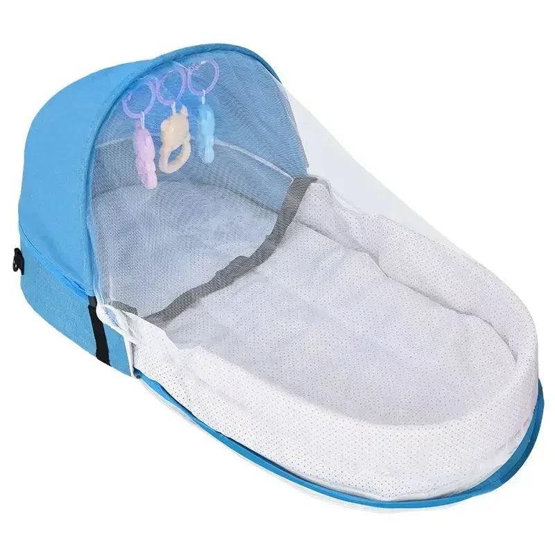 Lunovia Vouwbare Wieg – Draagbaar Reisbassinet met Bionisch Ontwerp voor Pasgeborenen