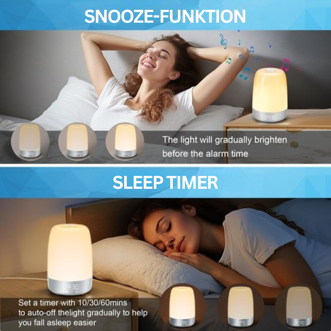 Wake up Light mit Naturklängen Aurora – Zachte en Natuurlijke Wekker voor een Energieke Start van de Dag