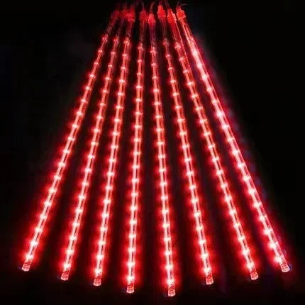 Lumetrix Meteorenregen Lichtslingers – Waterdichte LED Buitendecoratie met 8 Buizen & Verbindingstekker