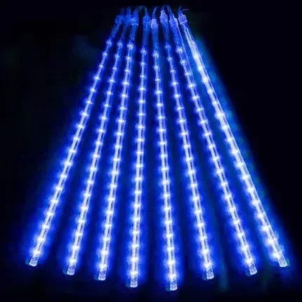 Lumetrix Meteorenregen Lichtslingers – Waterdichte LED Buitendecoratie met 8 Buizen & Verbindingstekker