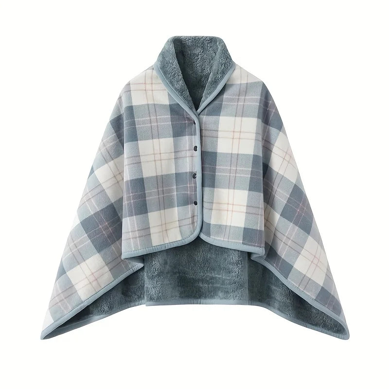 Flanella – Draagbare Flanellen Sjaal Deken One Size – Kantoor & Thuis