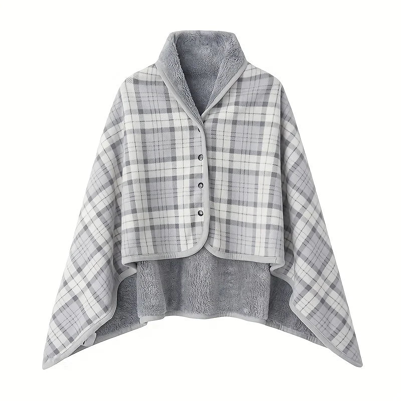 Flanella – Draagbare Flanellen Sjaal Deken One Size – Kantoor & Thuis