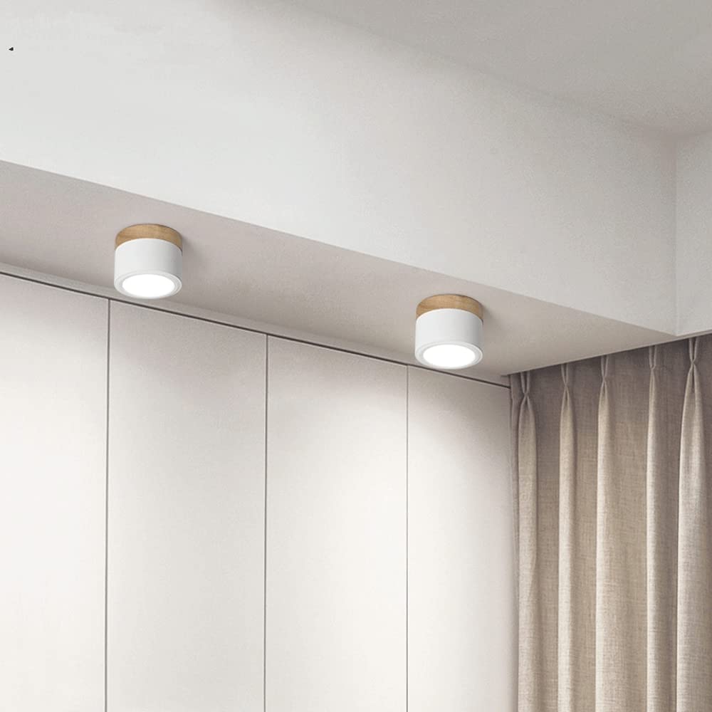 Cylora – Compacte flush plafondlamp – Moderne aluminium LED spot