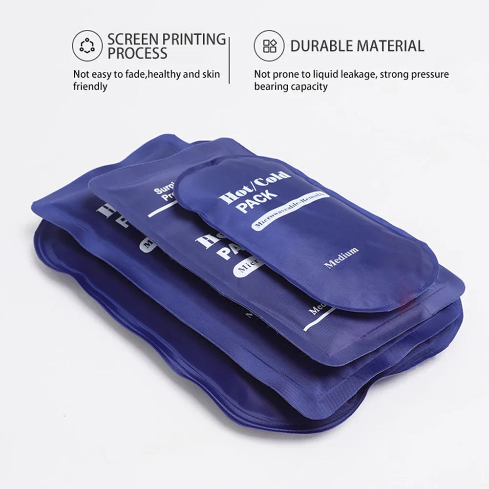Wiederverwendbarer Heiß-/Kalt-Eisbeutel für Schmerzlinderung, flexibel und tragbar, 23x13 cm 4