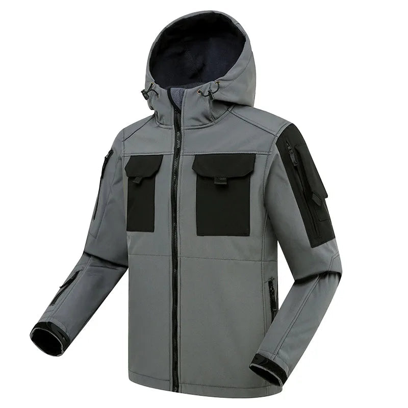 Nordfall – Outdoor heren cargoset water- en winddicht met capuchon voor hiking en dagelijks gebruik