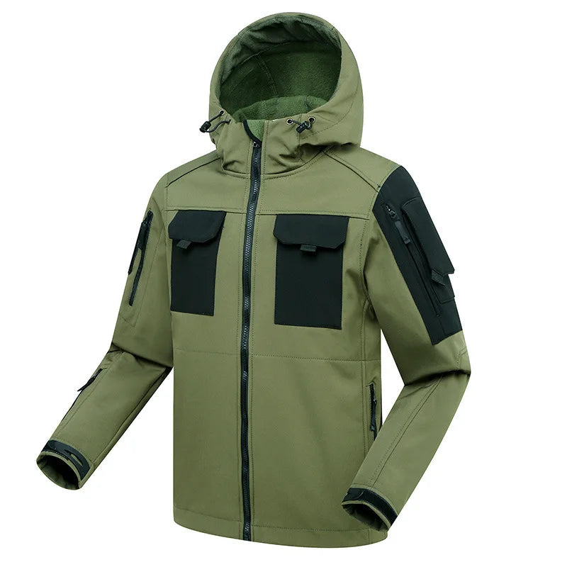 Nordfall – Outdoor heren cargoset water- en winddicht met capuchon voor hiking en dagelijks gebruik