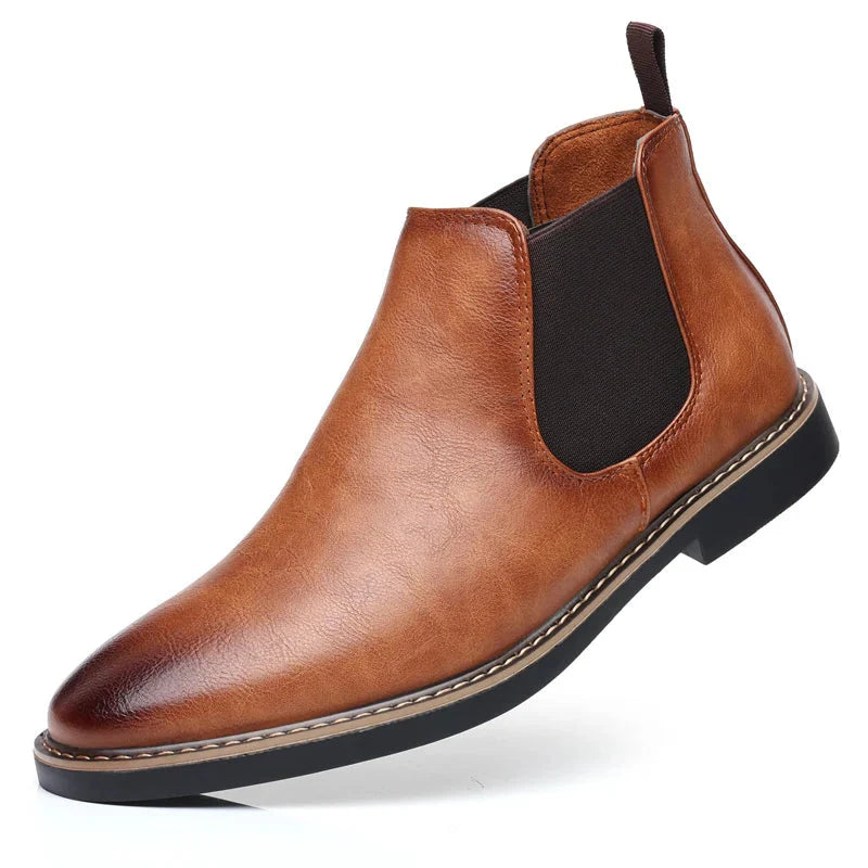 Lomond – Heren Chelsea Boots van PU leer in retro stijl, comfortabel