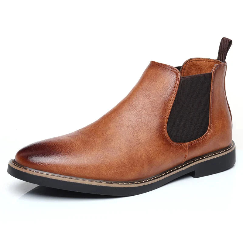 Lomond – Heren Chelsea Boots van PU leer in retro stijl, comfortabel