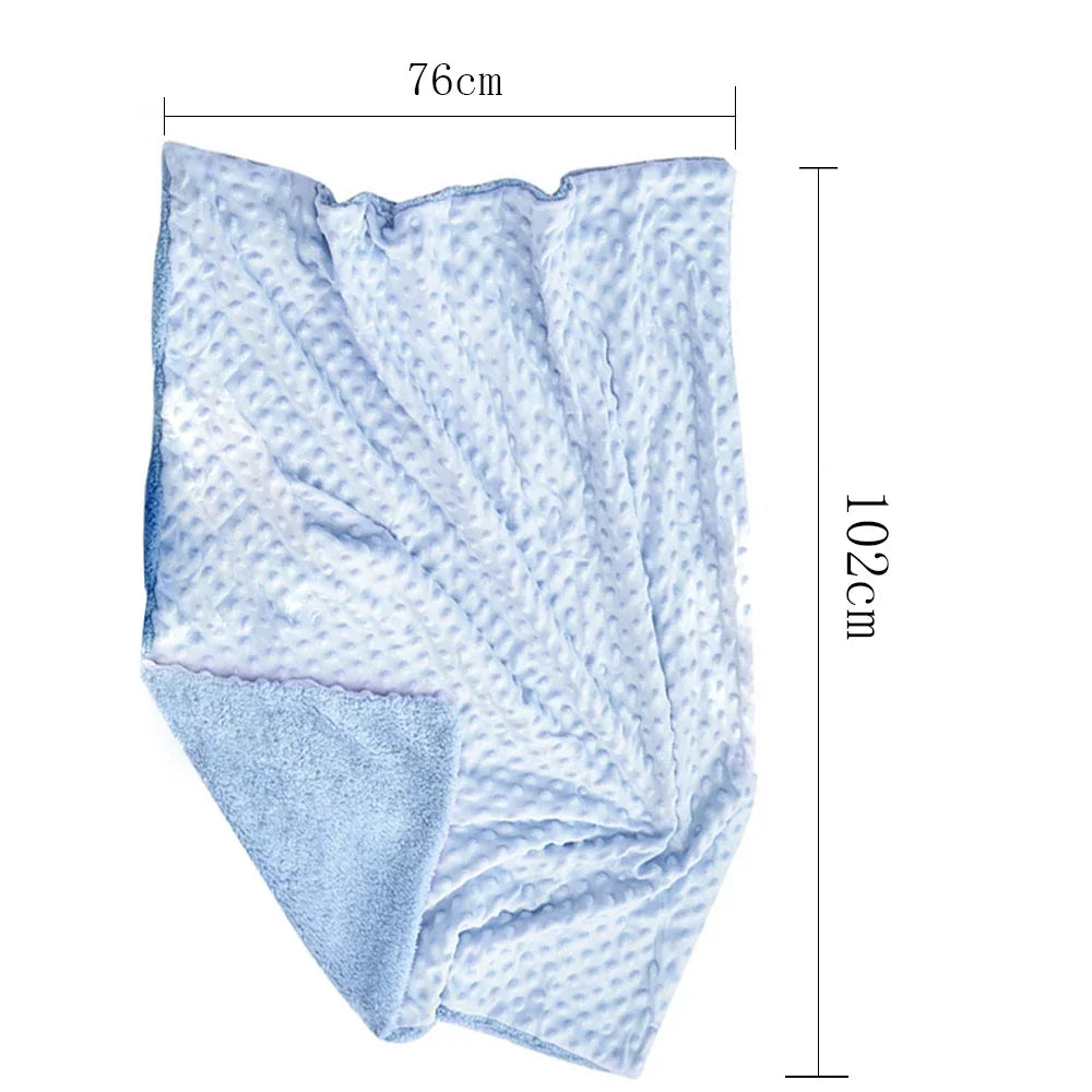 Zachte Babydeken voor Inbakeren, Thermisch Fleece, Winterbestendig 75x100 cm 4
