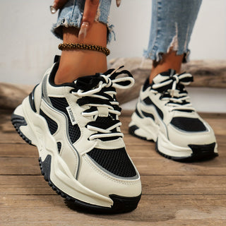 Zara – Dames Sneakers met Hoge zool, Synthetisch leer voor Dagelijks Gebruik