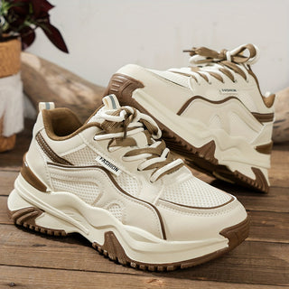Zara – Dames Sneakers met Hoge zool, Synthetisch leer voor Dagelijks Gebruik