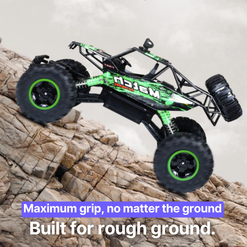 Beasttrek X4 RC Auto 4x4 – Offroad op 2,4 GHz met 50m Bereik & Schokdemping