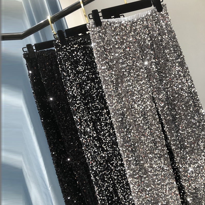 Tanya Pants | Loose Glitter Pants for Glamorous and Comfortable Looks