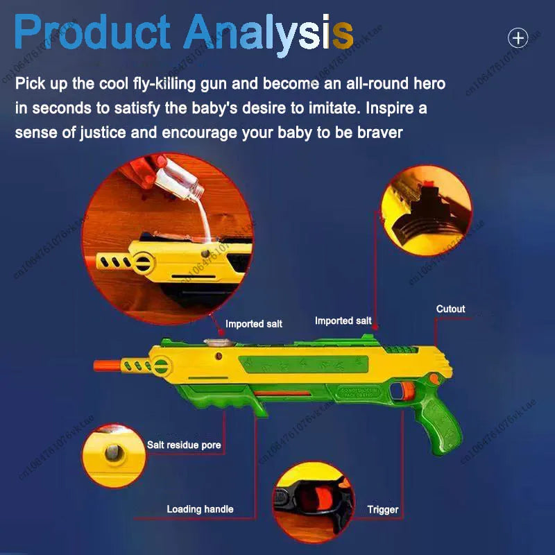 BugForce – Zoutpistool met laser en precisie – vliegenbestrijding thuis