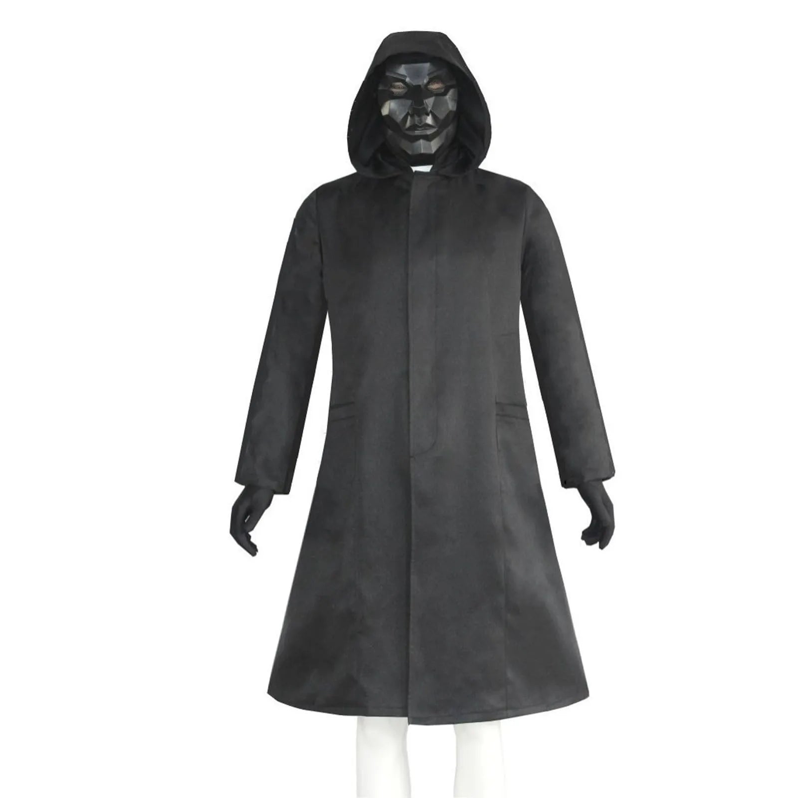 ShadowPlay – Zwart Cosplay Kostuum Kinderen Lange Mouwen – Carnaval & Feest