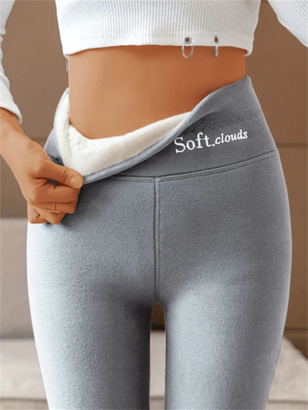 Melzano – Dames winterbroek fleece | Warme legging met shaping effect