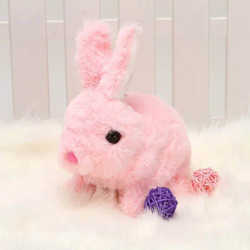 Interactive Plush Hare – Electronic Toy with Motion & Sound Response